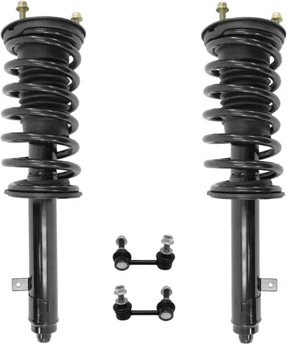 Miniatura 65 de Detroit Axle - 4 barras estabilizadoras de puntales delanteros para Kia Forte Koup 10-13 12-13 Forte5, puntales y barras estabilizadoras de resorte