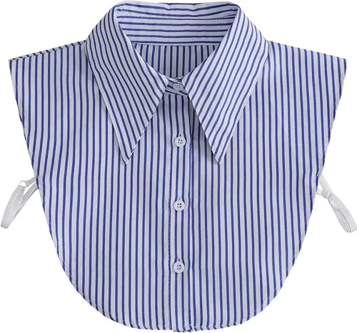 Miniatura 8 de YEKEYI Cuello Falso de Camisa Cuello Falso Desmontable Puños de Muñeca Puños de Manga Falsa Cuello de Media Camisa