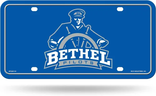 Miniatura 6 de NCAA etiqueta de metal para auto, negro