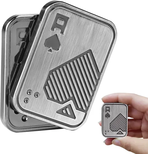 Miniatura 9 de ITOKEY Juguetes para ansiedad, juguetes deslizantes de metal EDC, juguete antiestrés EDC para aliviar el estrés, juguetes magnéticos de metal