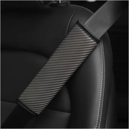 AUCELI 2 fundas para cinturón de seguridad para automóvil, correas transpirables para cinturón de seguridad que ayudan a proteger tu cuello, para