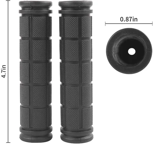 Miniatura 3 de Empuñaduras para manillar de bicicleta, 4 pares, antideslizante de goma para manillar de bicicleta de montaña BMX/MTB para niños y niñas