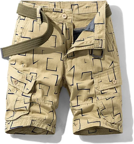 Miniatura 2 de Men Cargo Shorts Classic Fit Lightweight Ripstop Pants Tactical Outdoor Work Short Trousers with Multi Pocket