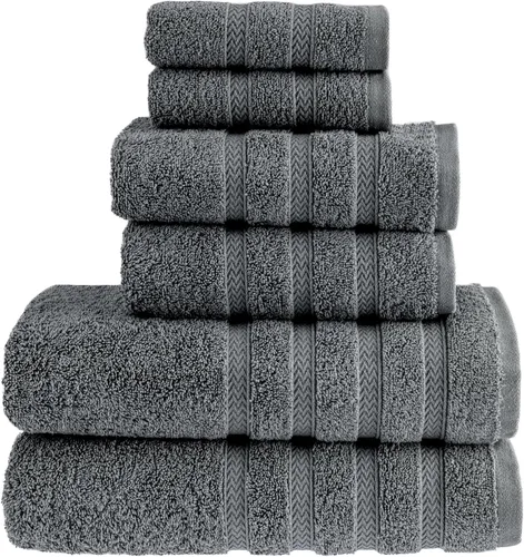 Miniatura 9 de HALLEY Paquete de 4 toallas de mano turcas de alta calidad (4 piezas) de 650 GSM, altamente absorbentes, súper suaves, 100% algodón, 4 toallas