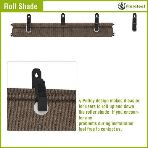 Miniatura 4 de Persianas enrollables para exteriores, para porche, terraza, pérgola, balcón, glorieta, privacidad, para exteriores, 7 pies de ancho x 6 pies