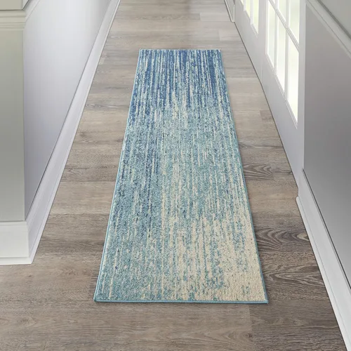 Miniatura 18 de Nourison Passion Abstract - Alfombra de 2 pies 2 pulgadas x 7 pies 6 pulgadas, fácil de limpiar, no se desprende, para dormitorio, sala de estar
