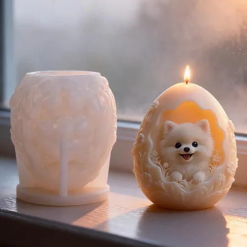 Miniatura 19 de Konrisa Moldes de vela de burbujas 3D, moldes de silicona con 15 cavidades para hacer velas de cera de soja, moldes de pastel de burbujas