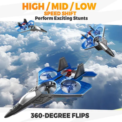 Miniatura 4 de BEZGAR Avión RC丨F-22 Raptor Mini Avión, Avión a Chorro de Control Remoto Dron de Acrobacias, Listo para Volar Caza para Adultos y Niños Juguete