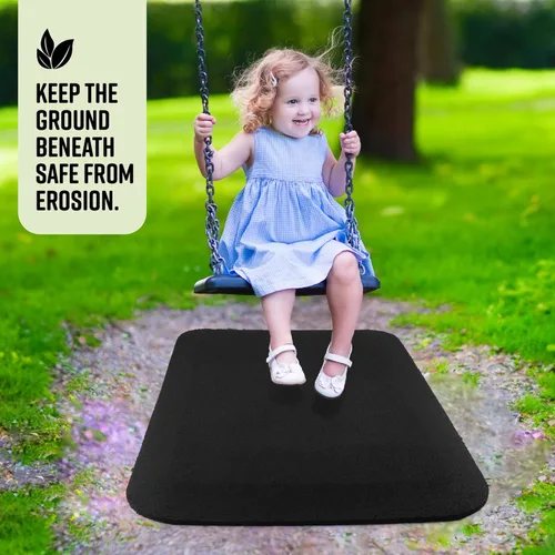 Miniatura 6 de Playsafer Tapete de Goma de Seguridad para Parques Infantiles para Columpios y Toboganes - 1" de Grosor X 24" de Ancho X 40" de Largo