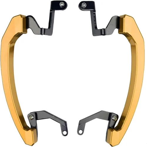 Miniatura 5 de MaNboc Barras de agarre para asiento trasero para pasajero, carril de agarre MT07 FZ07, accesorios compatibles con Yamaha MT-07 FZ-07 2014-2017 Negro