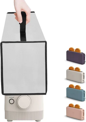 Miniatura 9 de Funda para tostadora Bella de 2 rebanadas delgada, Funda para tostadora de 2 rebanadas, Funda para tostadora impermeable, resistente al calor y al