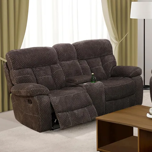 Miniatura 14 de Juego de sofá reclinable para muebles de sala de estar, juego de sofá y silla reclinable de pana verde, tela manual, sofá reclinable de 3 plazas