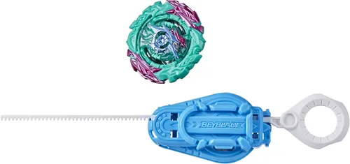 Bey Blade Burst Surge Speedstorm World Evo Helios H6 Spinning Top Starter Pack – Juego de batalla tipo ataque con lanzador, juguete para niños