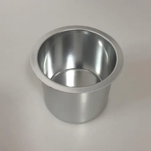 Miniatura 2 de Yuanhe Portavasos de Aluminio Jumbo - Paquete de 10 Portavasos Plateados para Mesa de Juego de Póker, Ideal para Casino, Sofá, Barcos, Pontón, Banco