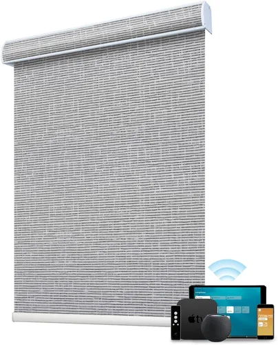Miniatura 35 de SmartWings Persianas enrollables con cable duro PoE 100% opacas, muestra de tela