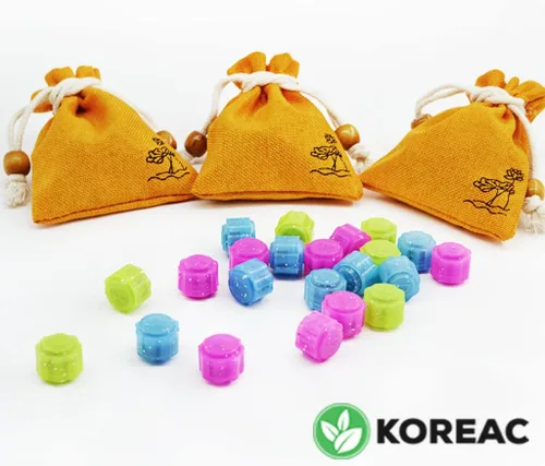 Miniatura 5 de _Gonggi Konggi Gong Gi Korean Jacks Jack Stone Game 15 piezas Niños adultos Juego cerebral una bolsa de la suerte
