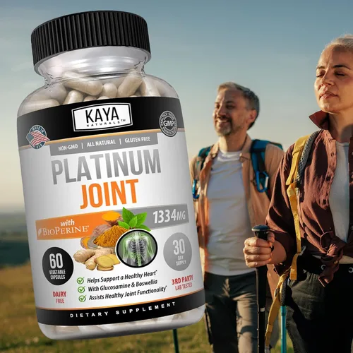 Miniatura 8 de Kaya Naturals Platino - Nature Made Bioperine, glucosamina, cúrcuma con boswellia, propiedades antioxidantes saludables, curcumina de cúrcuma 1334