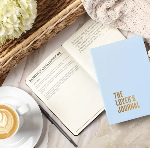 Miniatura 5 de The Lovers Journal - Diario para parejas, diario de matrimonio con indicaciones interactivas, citas motivacionales Diario guiado para parejas
