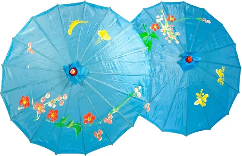 TJ Global Pack de 2 sombrillas japonesas chinas de 33 pulgadas para bodas fotografías disfraces cosplay decoración y otros eventos 2 paraguas
