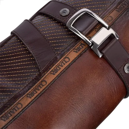 Miniatura 8 de Cuadra Botas altas para mujer en piel auténtica con cremallera, color marrón