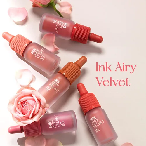 Miniatura 2 de Peripera Ink Airy Velvet - Tinte labial de alta pigmentación, ligero, suave, hidratante (030 WAKE UP CHERRY)