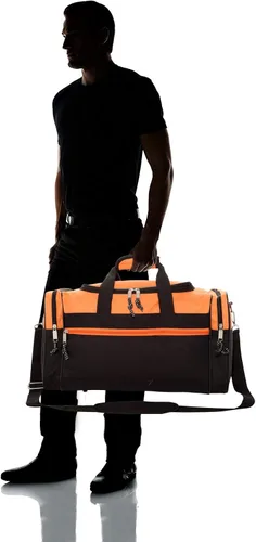 Miniatura 7 de Bolsa de lona, de DALIX, para el gimnasio, para viajar, 17 pulgadas