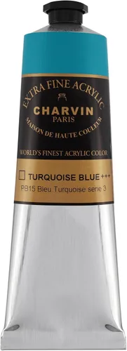 Miniatura 177 de Charvin Pintura acrílica profesional extrafina – verde absenta, tubo de 2.1 fl oz, pigmentos de triple fresado, resistente a la luz, pinturas