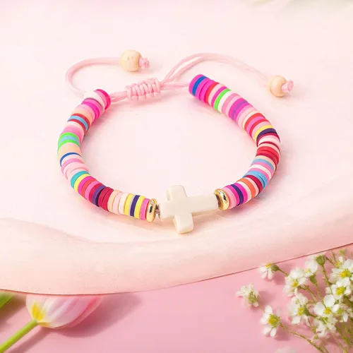 Miniatura 12 de Regalos navideños para niños, niñas adolescentes, mujeres, linda pulsera de cruz para niñas, regalos de Navidad cristianos para mujeres, ideas