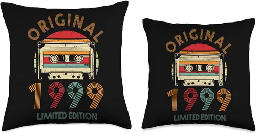 Miniatura 3 de Retro Limited Edition 1999 Cassette Tape 25th Birthday Throw Pillow