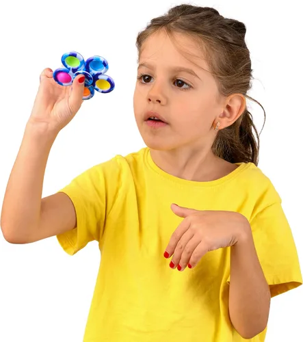 Miniatura 7 de Nutty Toys Fidget Spinner – Juguete sensorial para niños y adultos – Los mejores regalos para aliviar el estrés y la ansiedad 2025, idea única