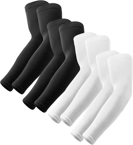 Miniatura 39 de Mangas de compresión de enfriamiento para hombres y mujeres, con protección solar UV UPF 50, paquete múltiple, mangas protectoras de brazos