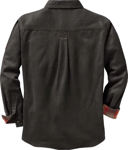 Miniatura 5 de Legendary Whitetails Chaqueta de camisa de franela con forro para hombre, de algodón encerado resistente al agua