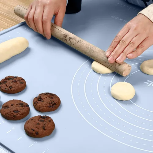 Miniatura 7 de Alfombrilla de Silicona para Repostería 24"*16" Extra Gruesa Antiadherente para Hornear de Grado Alimenticio Alfombrilla de Silicona para Amasar