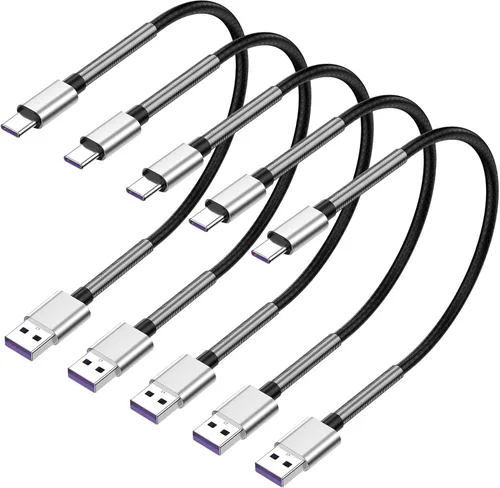 Miniatura 19 de CyvenSmart - Cargador compatible con Samsung Galaxy S10, S9, S8 Plus (3 A, carga rápida), 3 unidades de cable TPE USB C de 6 pies / 1.82 m., USB A