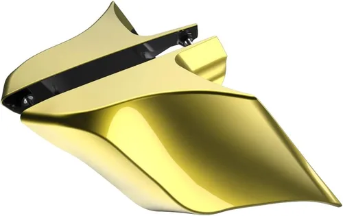 Miniatura 51 de Advanblack Barracuda - Cubiertas laterales estiradas plateadas (brillantes), paneles extendidos para Harley Touring Street Glide Road Glide Electra