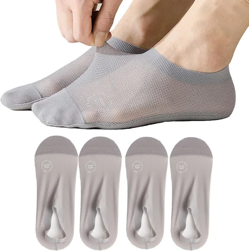 Miniatura 8 de Calcetines ultrafinos sin costuras antideslizantes de nylon para mujer, invisibles, ligeros y transpirables, paquetes de 3, 4 y 6 pares