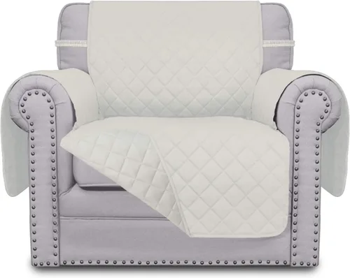 Miniatura 292 de Easy-Going - Funda para sofá, futón y sillón sin reposabrazos, reversible, resistente al agua, para mascotas y niños (azul oscuro/azul claro)