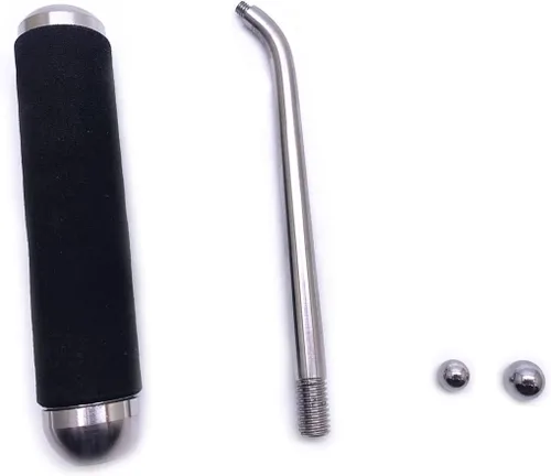 Miniatura 3 de Jiayouy Herramientas de eliminación de abolladuras de tubo de válvula de pistón de trompeta Martillo de abolladura de aluminio con cabeza de bola