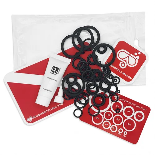 Kit definitivo de juntas tóricas: 60 juntas tóricas FKM/Viton en tamaños específicos de inmersión, guía de tamaños de juntas tóricas y tubo de grasa