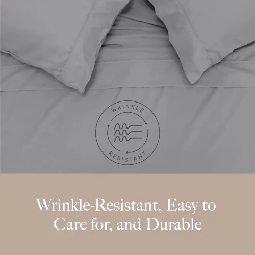Miniatura 6 de Jennifer Adams Lux Collection - Juego de sábanas, sábanas y fundas de almohada de microfibra de 3 piezas, ultra suave, transpirable y resistente a