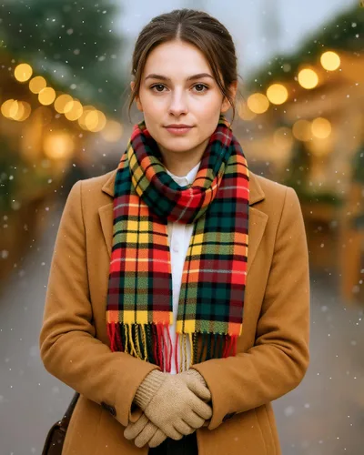 Miniatura 63 de Bufanda de invierno Achillea suave y cálida, de tartán, a cuadros, de cachemira, unisex