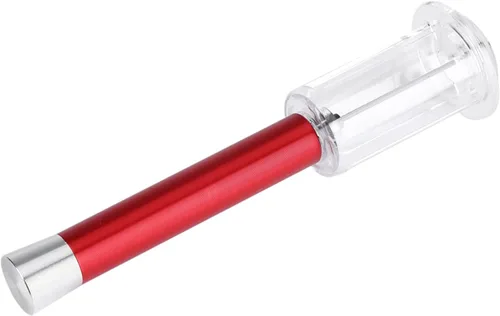 Miniatura 8 de Tbest Sacacorchos de presión de aire de aluminio, popper de corcho, abrebotellas, rojo
