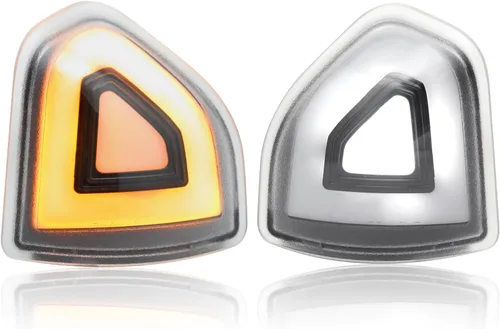 Luz LED de espejo de remolque compatible con RAM 1500 2021 2022 2023, luz de señal de giro ámbar lámpara de posición blanca para RAM 2500 3500