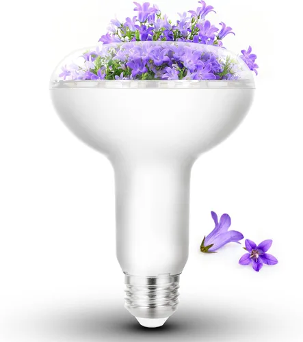 Miniatura 8 de Bombillas de crecimiento de espectro completo con candelabro E12 rojo azul 5000K E12, base pequeña, 9 W, bombilla de crecimiento de luz solar que