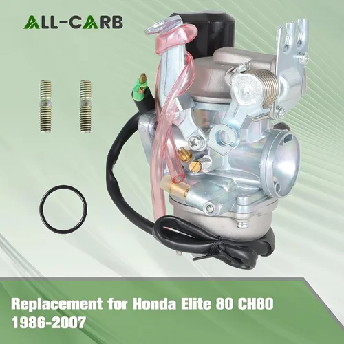 Miniatura 4 de Repuesto de carburador para Honda CH80 Elite CH 80 Carb 1986-2007 Reemplazo para 16100-GE1-772 16100-GE1-773