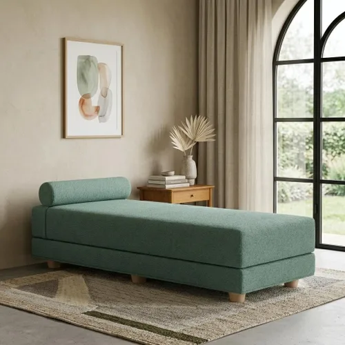 Miniatura 9 de Jaxx Alon Daybed - Tumbona plegable con colchón de espuma viscoelástica de primera calidad, tamaño Queen, fabricado en los Estados Unidos