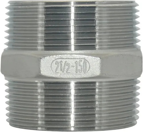 Miniatura 7 de Pezón hexagonal roscado macho NPT de 1/8 "x 1/8", acoplador rápido de acero inoxidable 304 (1/4")