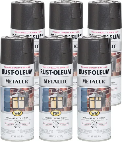 Miniatura 39 de Rust-Oleum 313142 Stops Rust Pintura en Aerosol Metálica, 11 onzas, Bronce Champán
