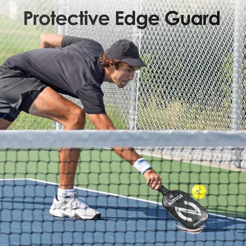 Miniatura 5 de niupipo Pickleball Paddles Set of 2/4/1, USAPA Approved Carbon Fiber & Fiberglass Hybrid, Easy Power, Polypropylene Honeycomb Core, Cushioned 4.72
