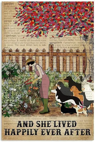Póster vintage con placa de hierro y pintura para pared, diseño de perros y gatos, diseño divertido y novedoso para bar, gato, papel higiénico, sala